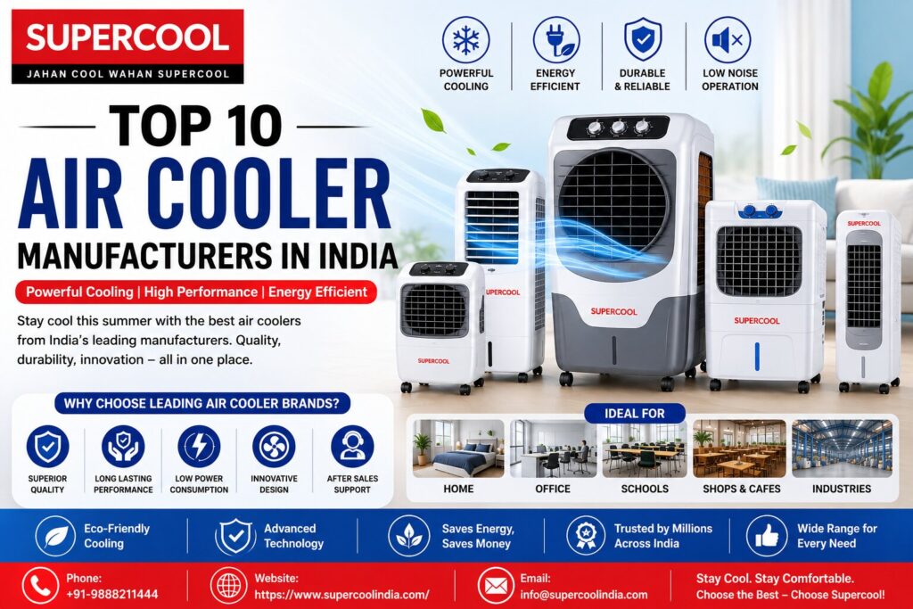 Top 10 Air Cooler Manufacturers in India