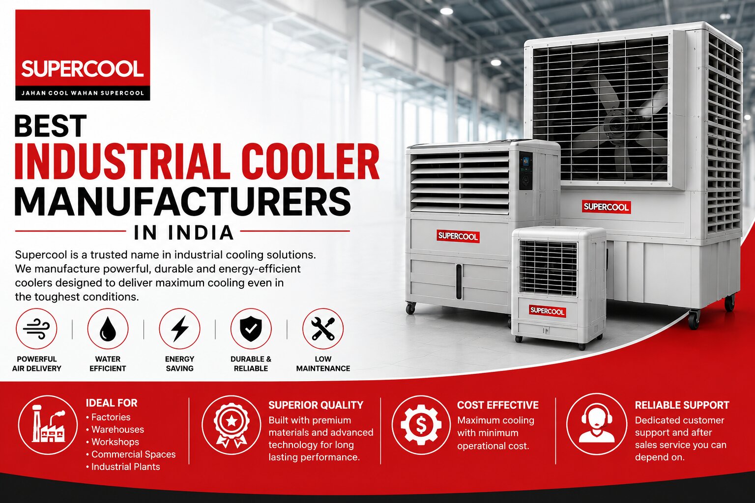 Industrial Cooler Manufacturers in India